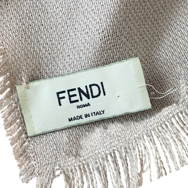 フェンディ FENDI レディース ファーストール カシミヤ シルバーフォックス