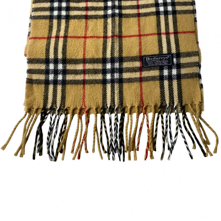 バーバリー Burberry レディース ノバチェック柄 マフラー　ウール