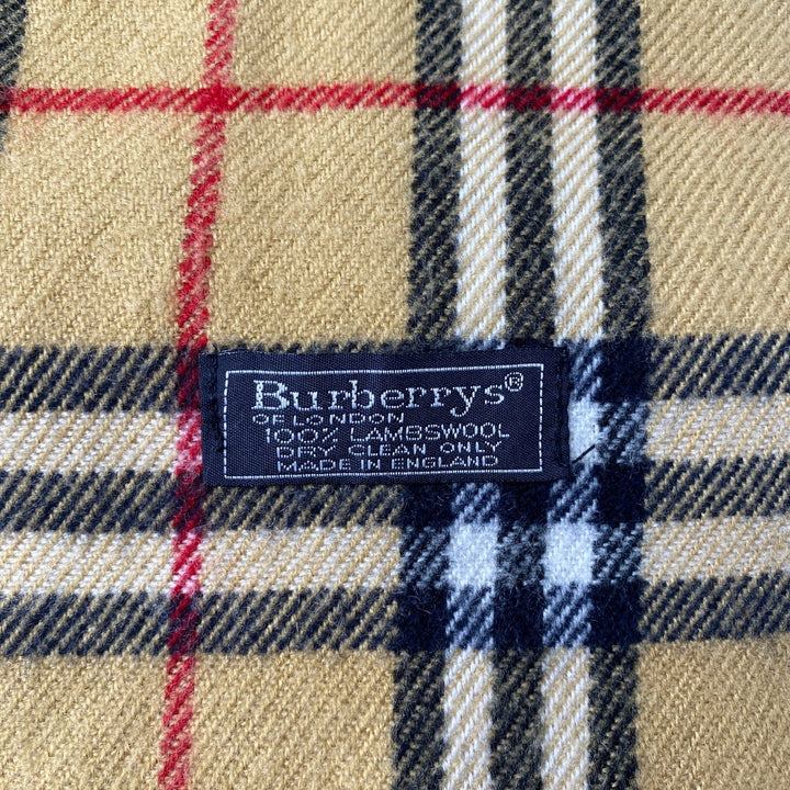 バーバリー Burberry レディース ノバチェック柄 マフラー　ウール