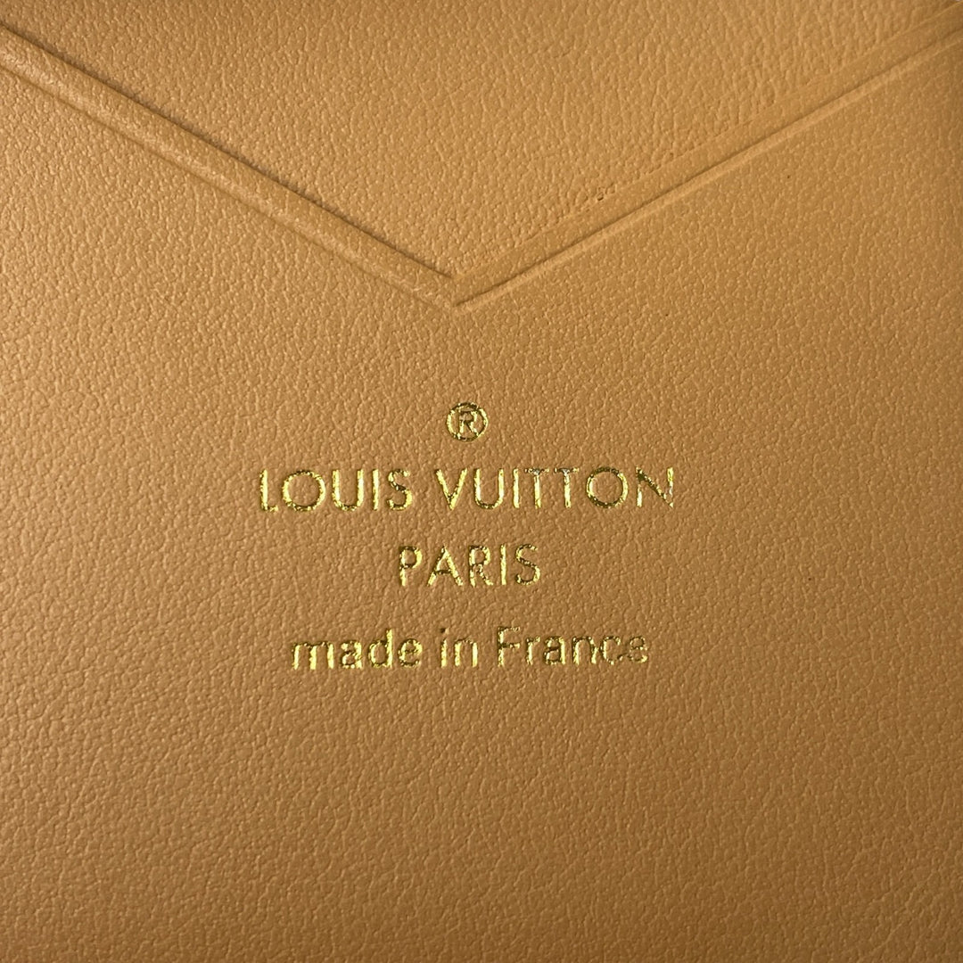美品 ルイヴィトン LOUIS VUITTON レディース LVヴェルティカル ウォレット IC M81561