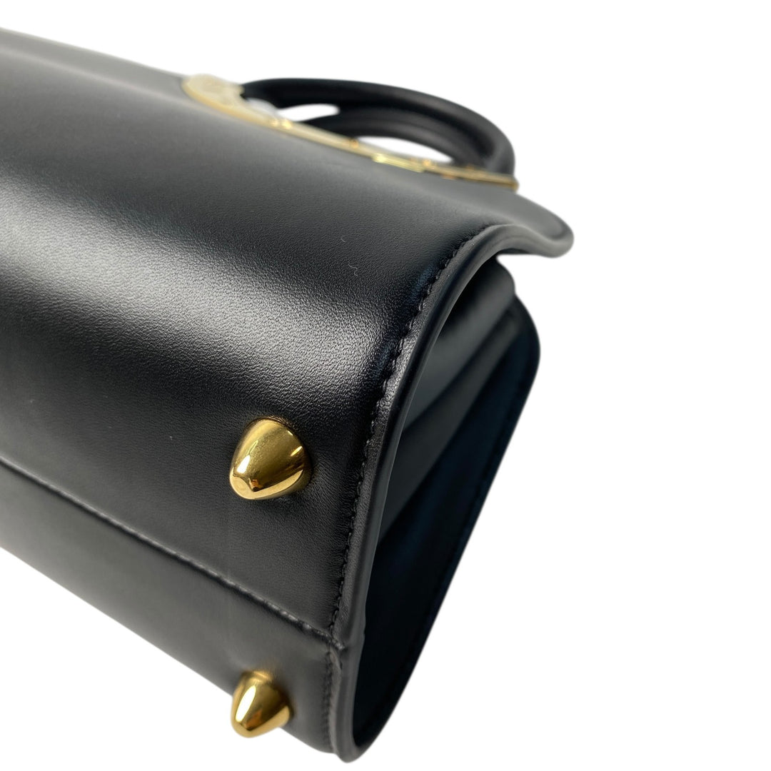 美品 ブルガリ BVLGARI レディース ローマ スモール トップハンドル 2way ハンドバッグ ショルダーバッグ