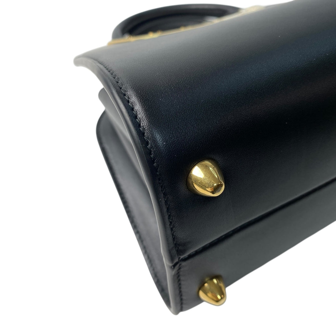 美品 ブルガリ BVLGARI レディース ローマ スモール トップハンドル 2way ハンドバッグ ショルダーバッグ