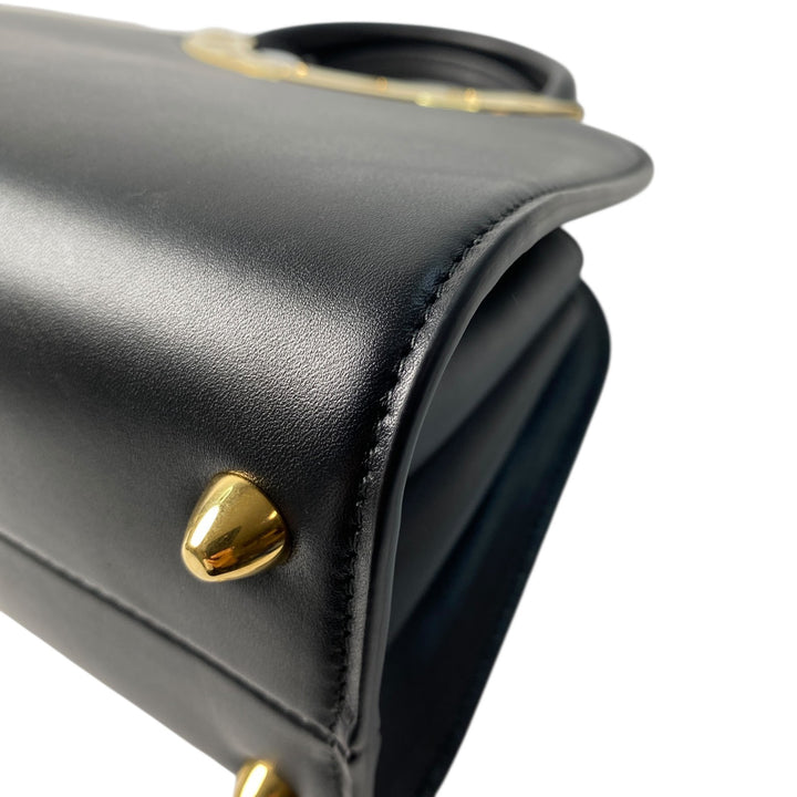 美品 ブルガリ BVLGARI レディース ローマ スモール トップハンドル 2way ハンドバッグ ショルダーバッグ