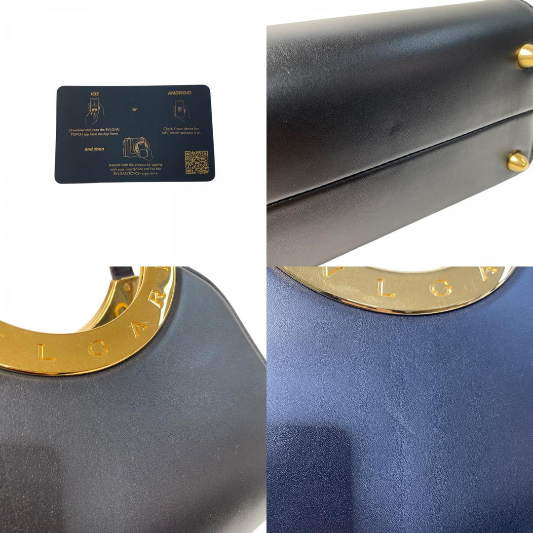 美品 ブルガリ BVLGARI レディース ローマ スモール トップハンドル 2way ハンドバッグ ショルダーバッグ