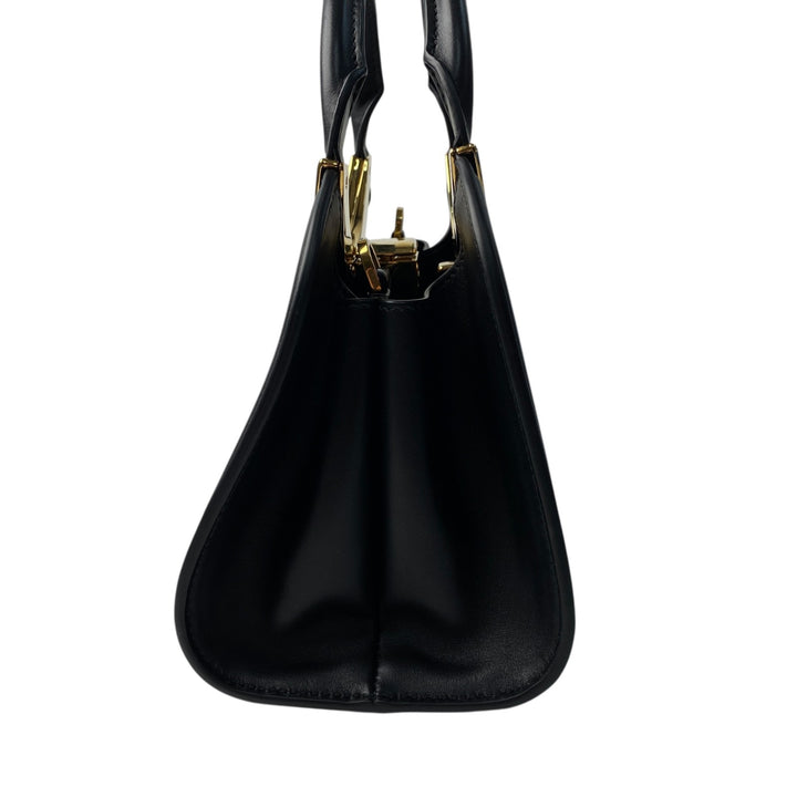 美品 ブルガリ BVLGARI レディース ローマ スモール トップハンドル 2way ハンドバッグ ショルダーバッグ