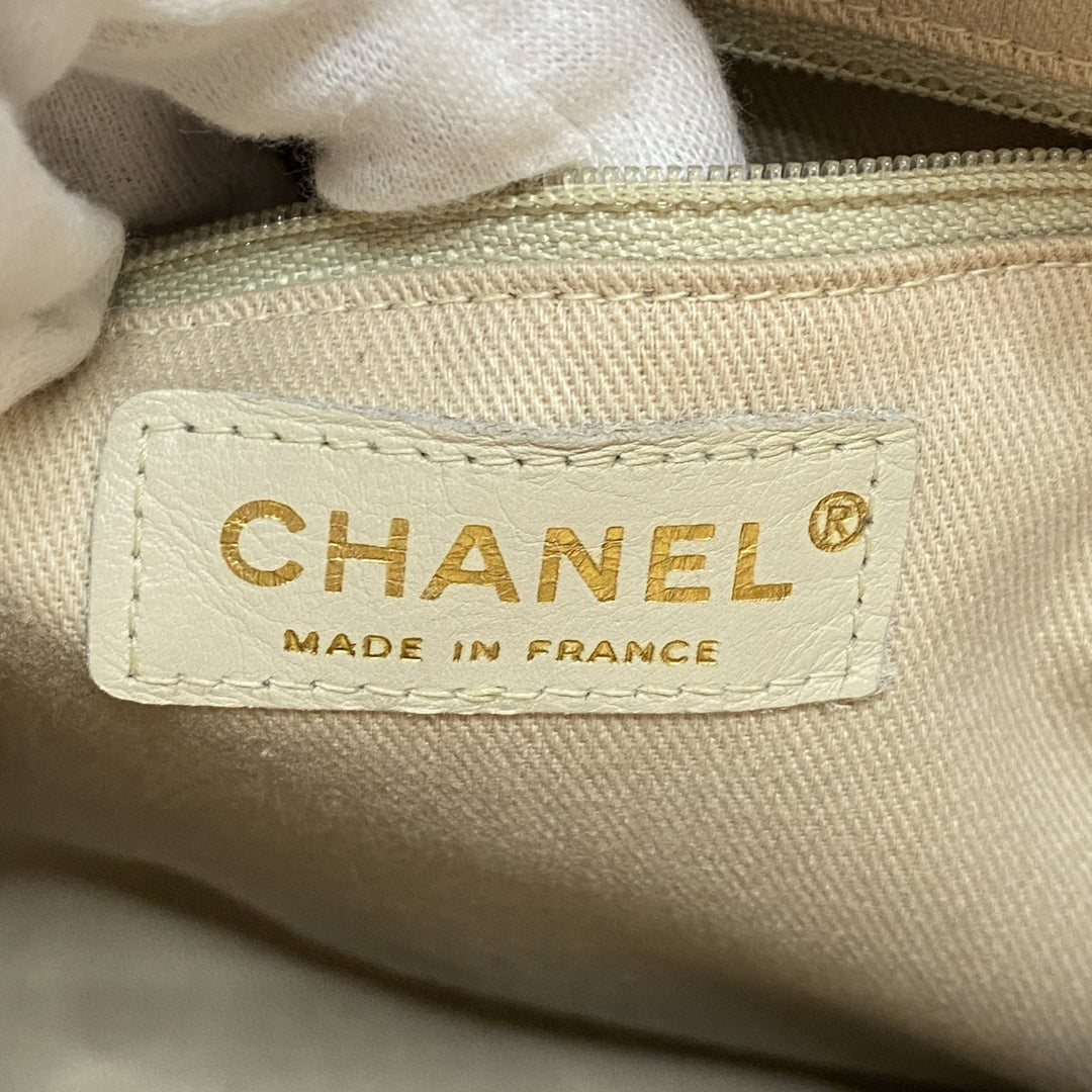 シャネル CHANEL レディース カメリア トートバッグ ラムスキン 7番 肩がけ