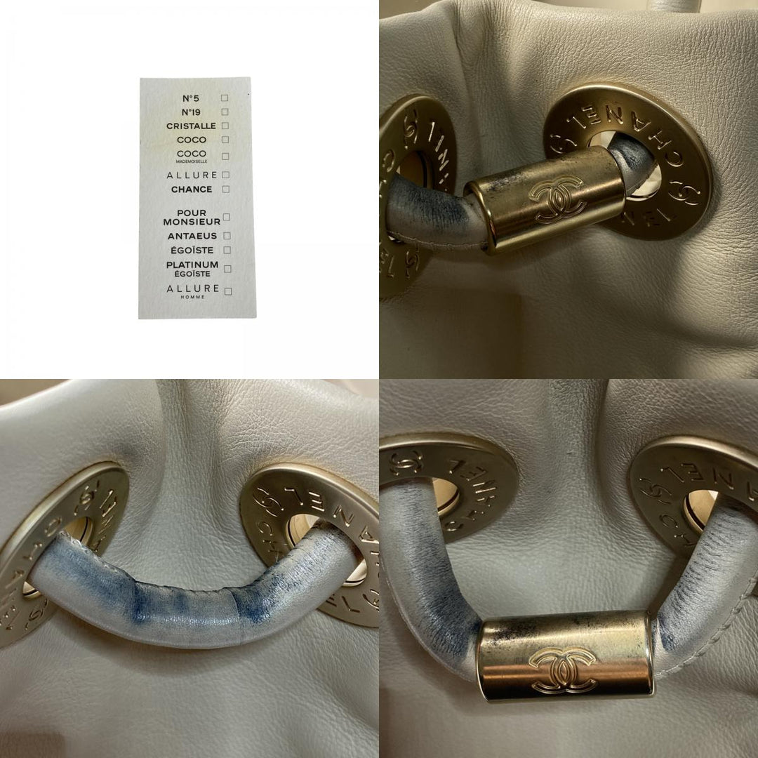 シャネル CHANEL レディース カメリア トートバッグ ラムスキン 7番 肩がけ