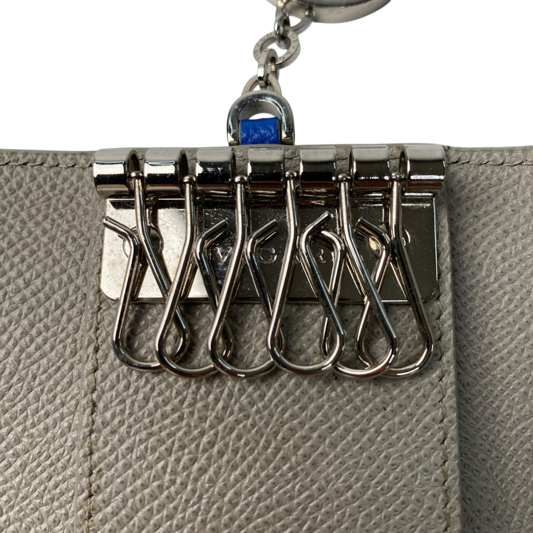 美品 ブルガリ BVLGARI レディース 6連キーケース キーリング付き