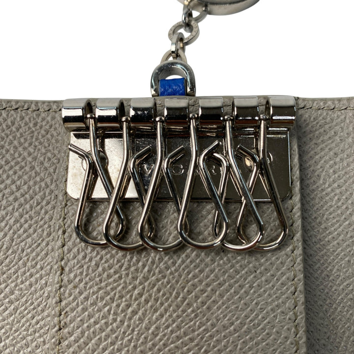 美品 ブルガリ BVLGARI レディース 6連キーケース キーリング付き