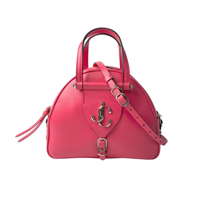 美品 ジミーチュウ JIMMY CHOO レディース ボーリングバッグ 2way ハンドバッグ ショルダーバッグ 斜めがけ クロスボディ