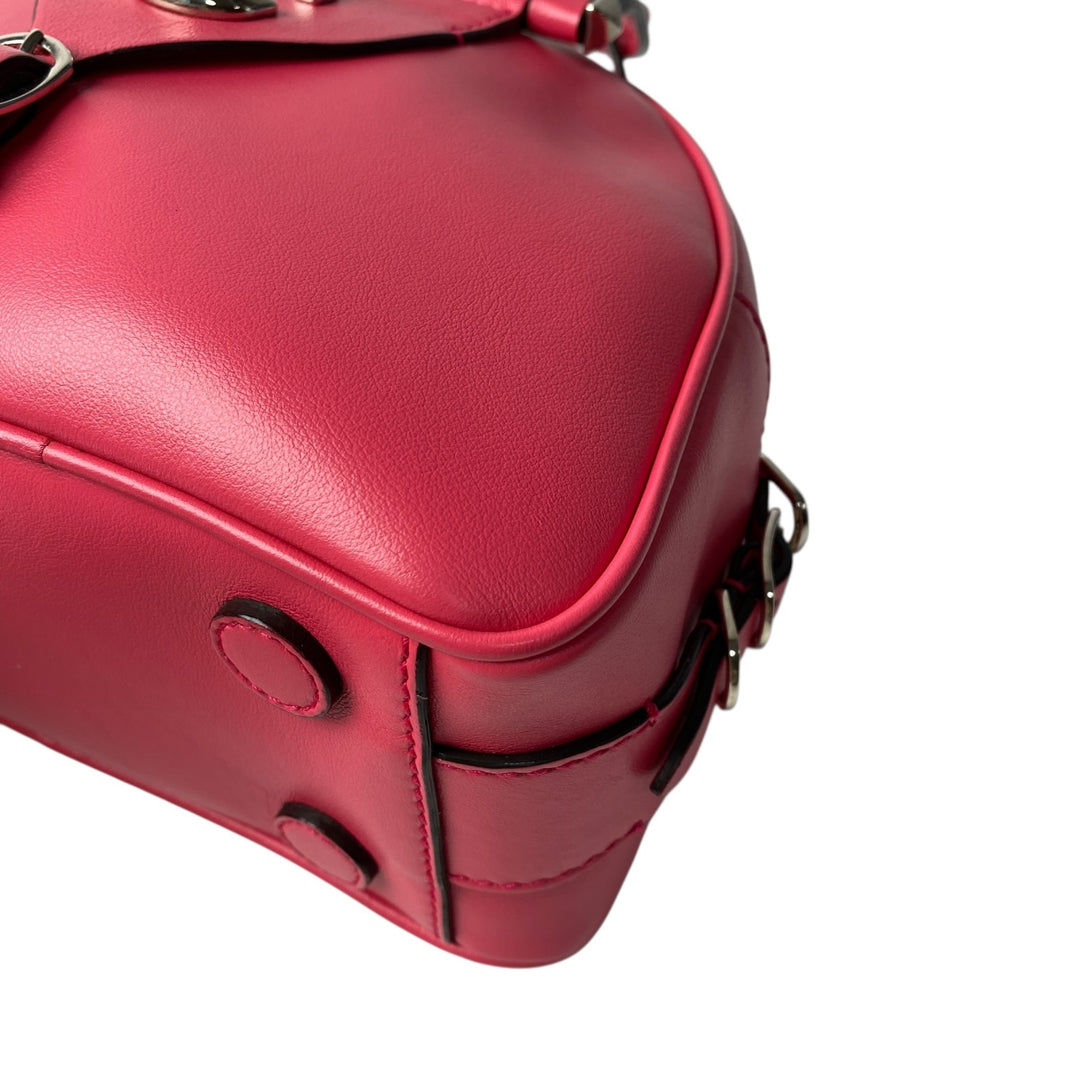 美品 ジミーチュウ JIMMY CHOO レディース ボーリングバッグ 2way ハンドバッグ ショルダーバッグ 斜めがけ クロスボディ