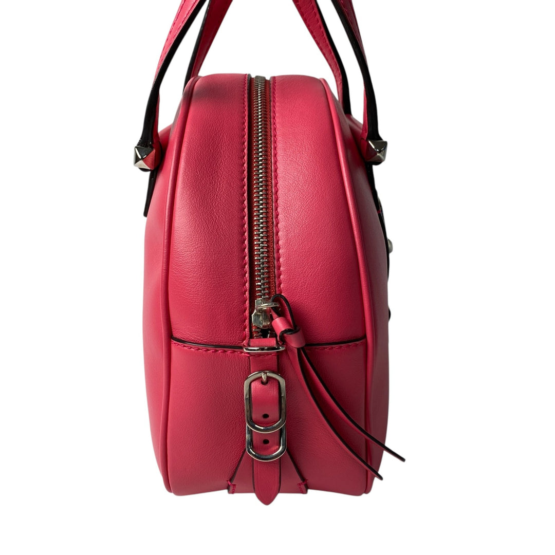 美品 ジミーチュウ JIMMY CHOO レディース ボーリングバッグ 2way ハンドバッグ ショルダーバッグ 斜めがけ クロスボディ