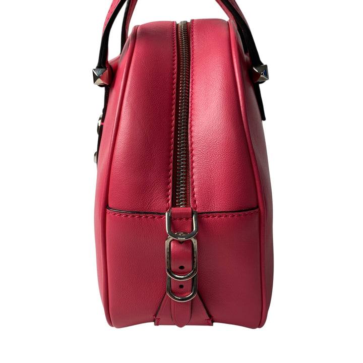 美品 ジミーチュウ JIMMY CHOO レディース ボーリングバッグ 2way ハンドバッグ ショルダーバッグ 斜めがけ クロスボディ