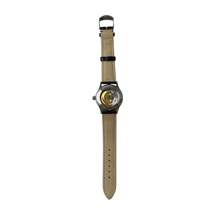 美品 ジン Sinn メンズ 556A インストゥルメント オートマ 裏スケ 黒文字盤 SS