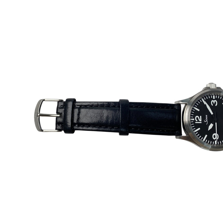 美品 ジン Sinn メンズ 556A インストゥルメント オートマ 裏スケ 黒文字盤 SS