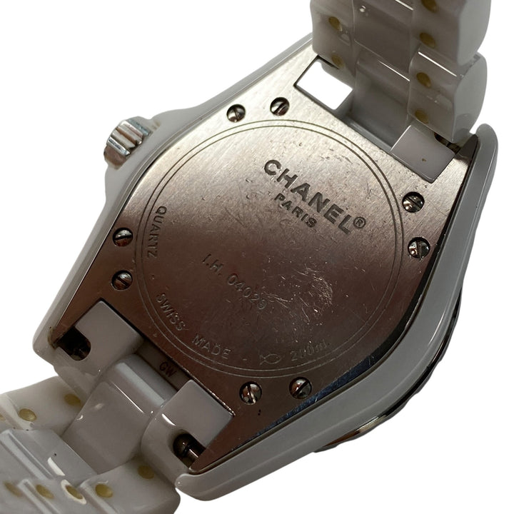 シャネル CHANEL レディース H0968 J12 白文字盤 CE クォーツ 保証書付き