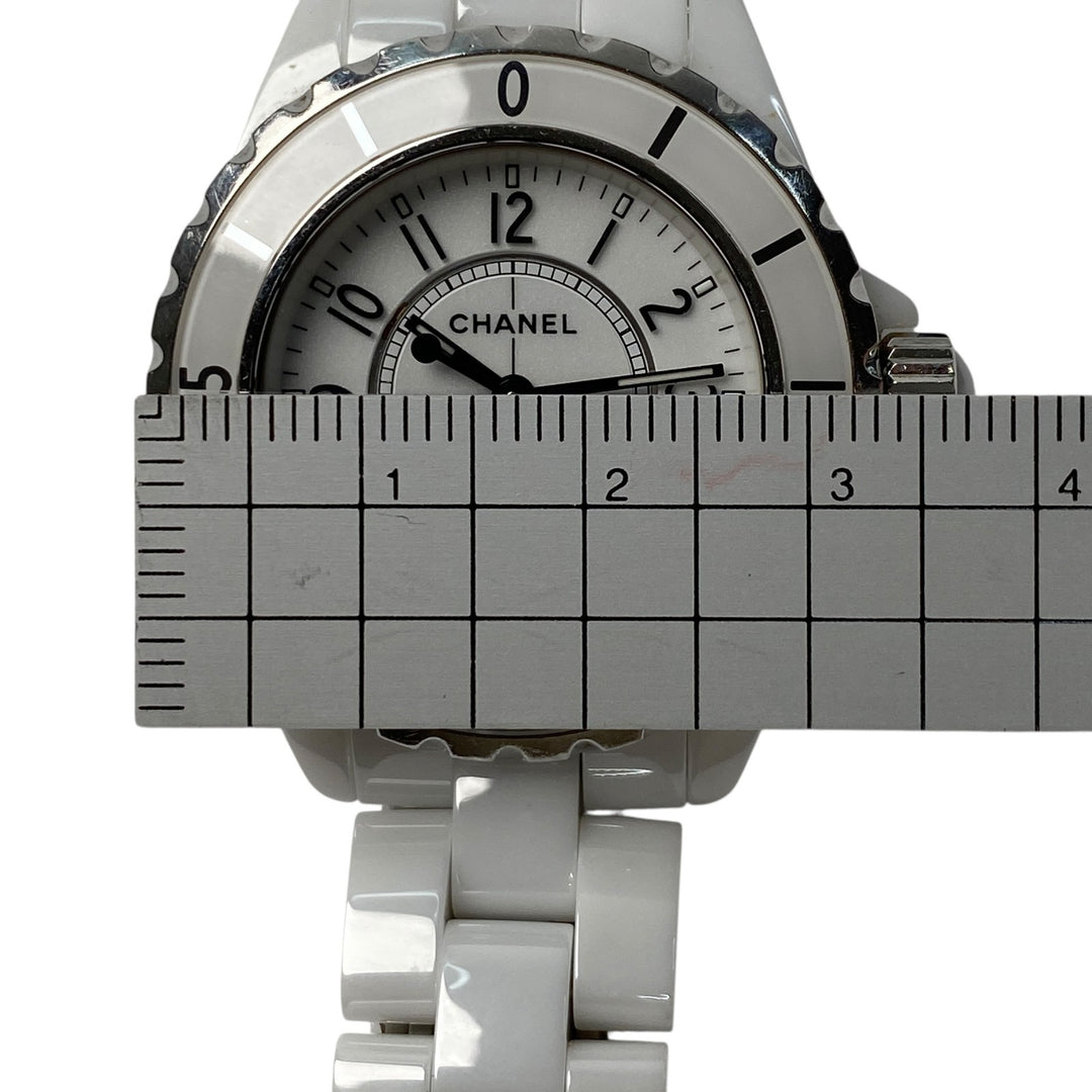 シャネル CHANEL レディース H0968 J12 白文字盤 CE クォーツ 保証書付き