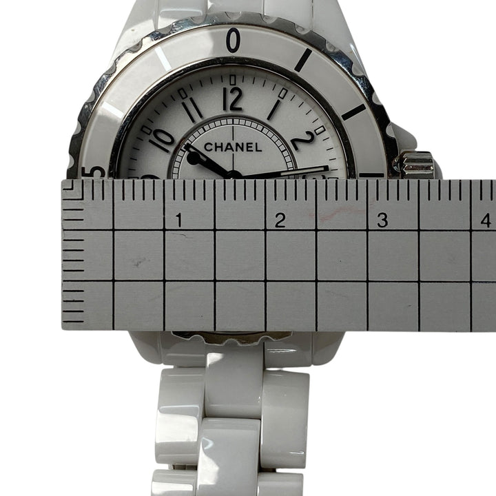 シャネル CHANEL レディース H0968 J12 白文字盤 CE クォーツ 保証書付き