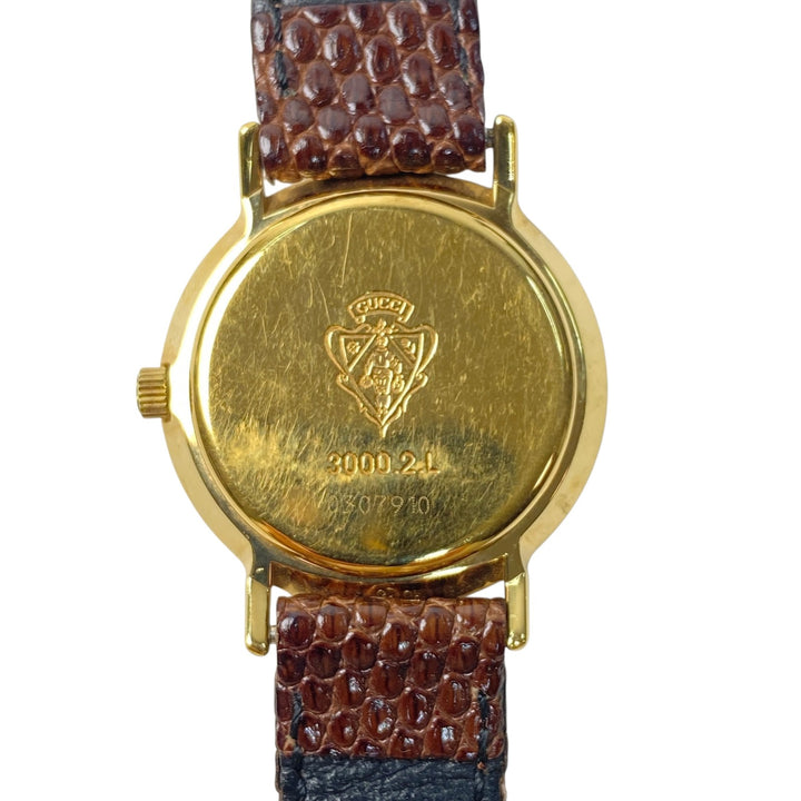 グッチ GUCCI レディース 3000.2.L ゴールド文字盤
