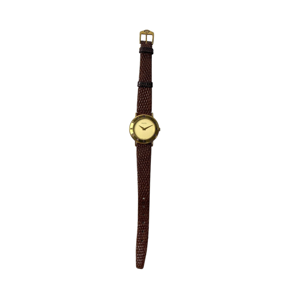 グッチ GUCCI レディース 3000.2.L ゴールド文字盤