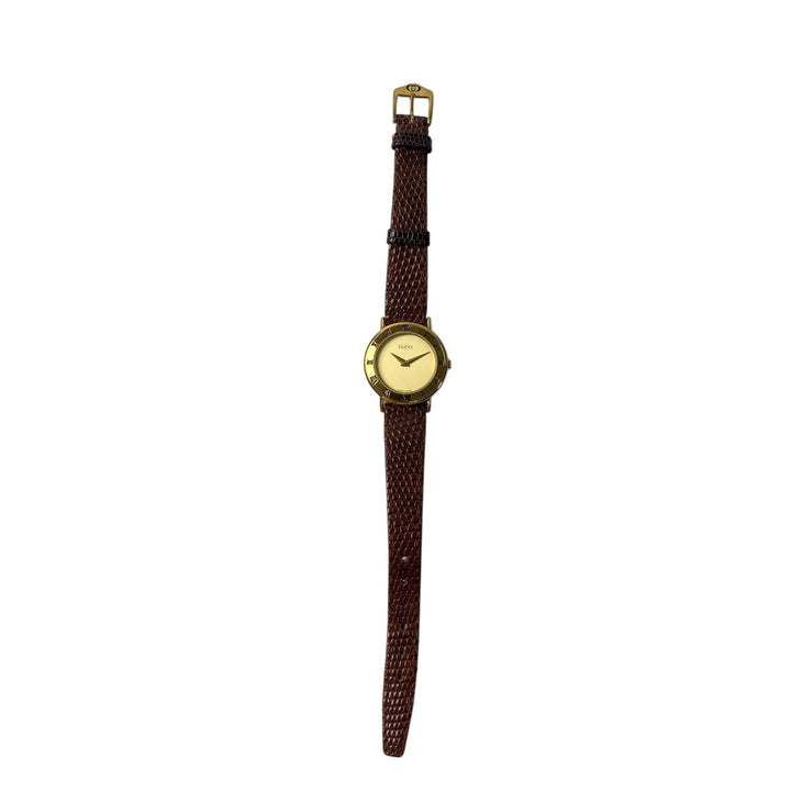 グッチ GUCCI レディース 3000.2.L ゴールド文字盤