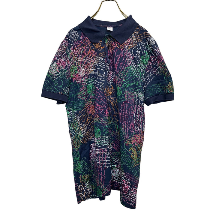 美品 ベルルッティ Berluti メンズ カリグラフィ ポロ シャツ #M