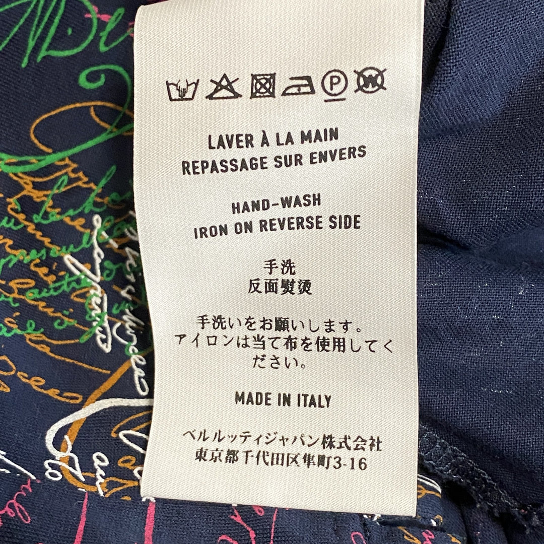 美品 ベルルッティ Berluti メンズ カリグラフィ ポロ シャツ #M