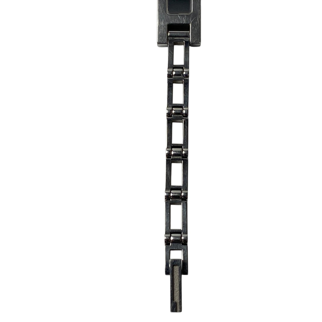 グッチ GUCCI レディース 3900L 腕時計 稼動品 黒文字盤 シルバー