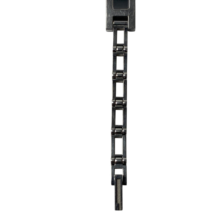 グッチ GUCCI レディース 3900L 腕時計 稼動品 黒文字盤 シルバー