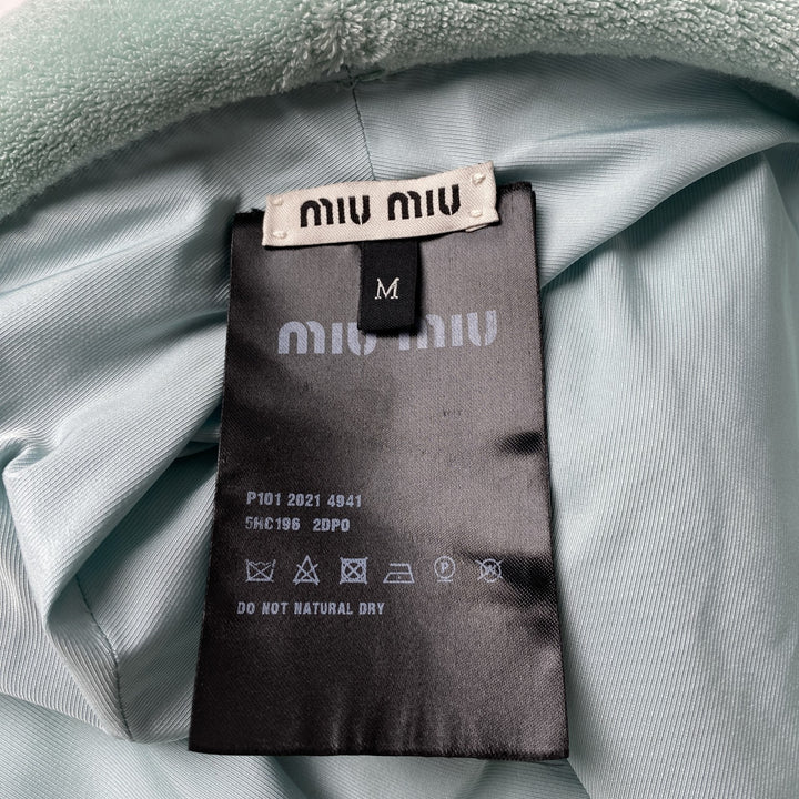 美品 ミュウミュウ MIUMIU レディース ロゴ バケハ M バケットハット