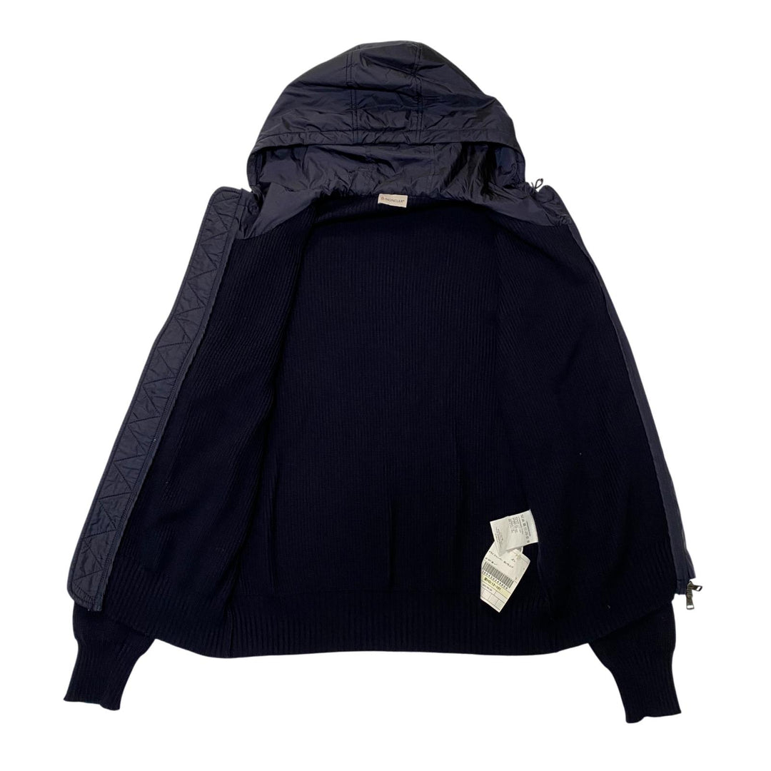 モンクレール MONCER ニット切り替え ダウンジャケット XXL maglione tricot cardigan メンズ