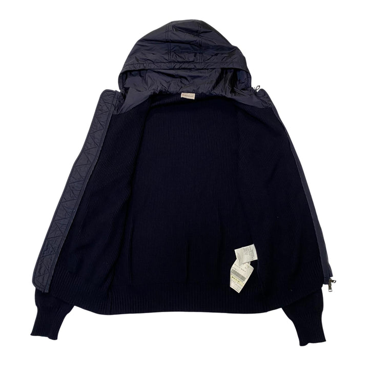 モンクレール MONCER ニット切り替え ダウンジャケット XXL maglione tricot cardigan メンズ