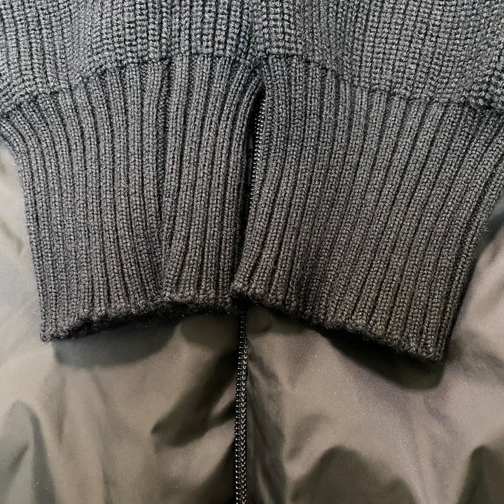 モンクレール MONCER ニット切り替え ダウンジャケット XXL maglione tricot cardigan メンズ