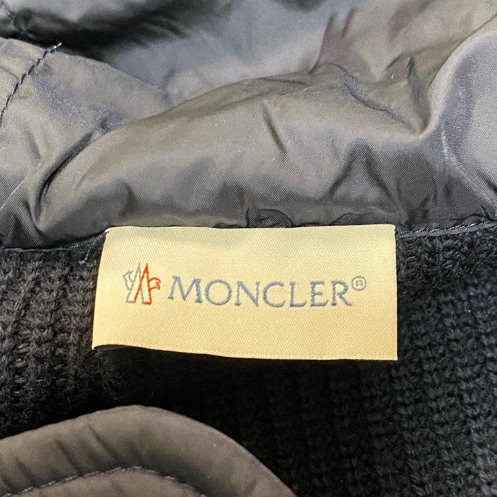 モンクレール MONCER ニット切り替え ダウンジャケット XXL maglione tricot cardigan メンズ