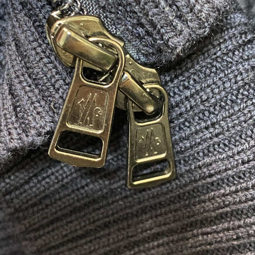 モンクレール MONCER ニット切り替え ダウンジャケット XXL maglione tricot cardigan メンズ