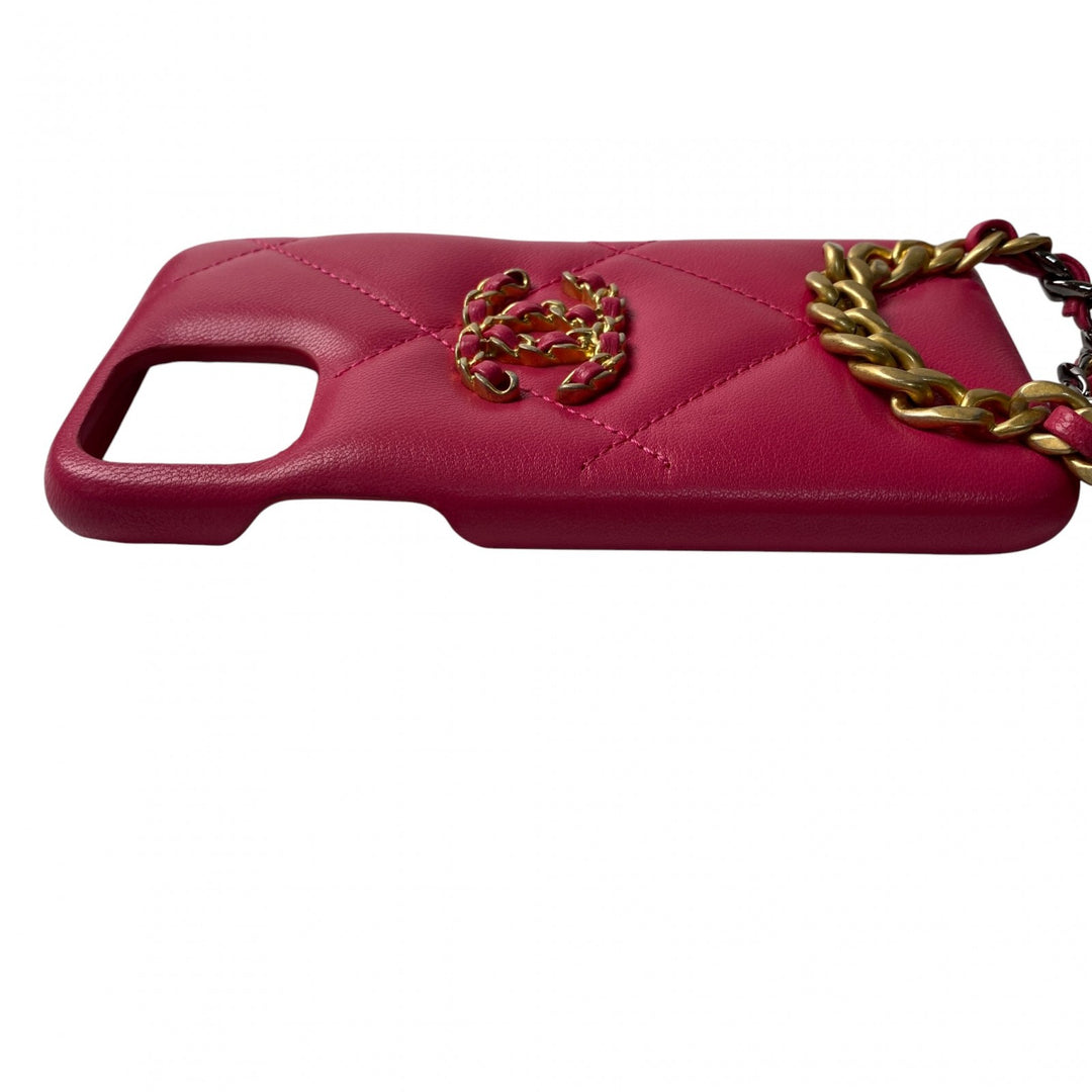 シャネル CHANEL レディース ココマーク iPhoneケース マトラッセチェーン iPhone11pro