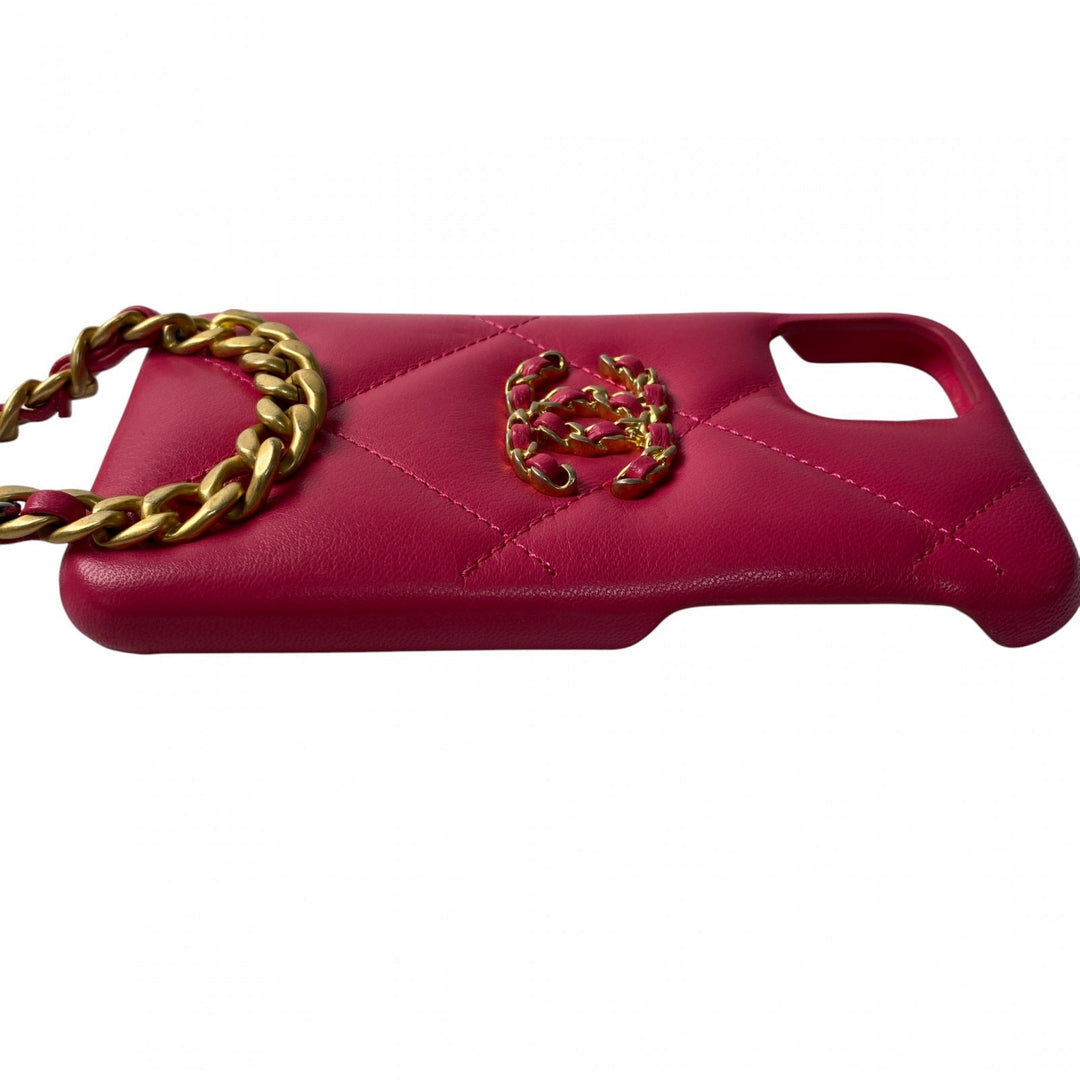 シャネル CHANEL レディース ココマーク iPhoneケース マトラッセチェーン iPhone11pro