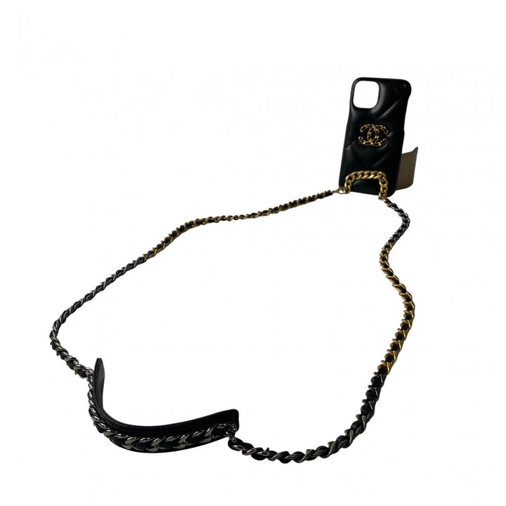 シャネル CHANEL レディース ココマーク iPhoneケース チェーン ショルダー 30番 iPhone11pro