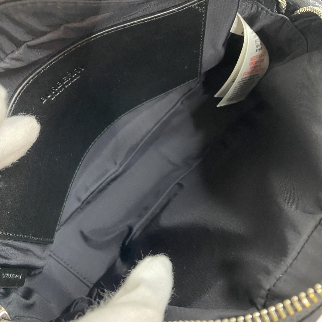 美品 バーバリー Burberry レディース ナイロン ショルダーバッグ 斜めがけ クロスボディ