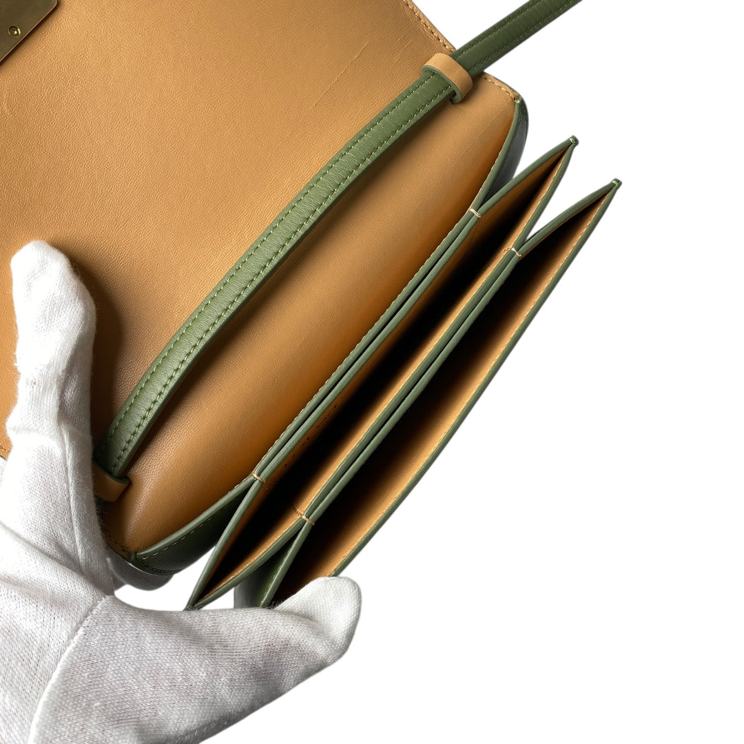 美品 ロエベ LOEWE レディース ゴヤ アコーディオン ショルダーバッグ A896O44X01 斜めがけ クロスボディ