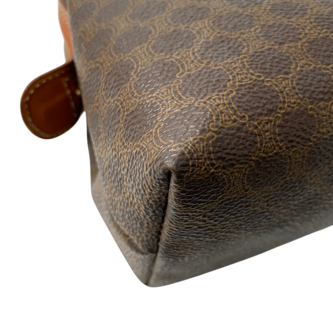 美品 セリーヌ CELINE レディース マカダム柄 ポーチ