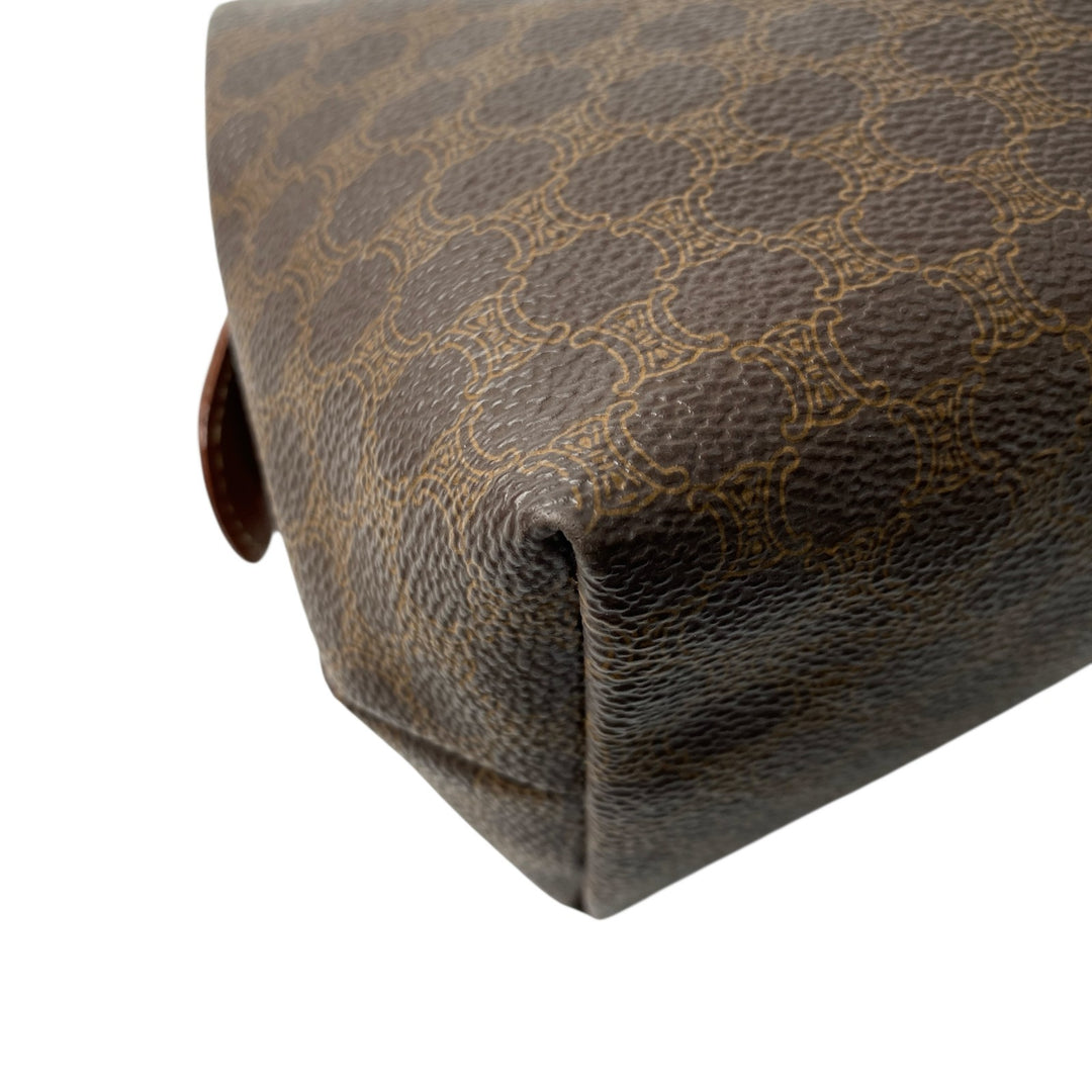 美品 セリーヌ CELINE レディース マカダム柄 ポーチ