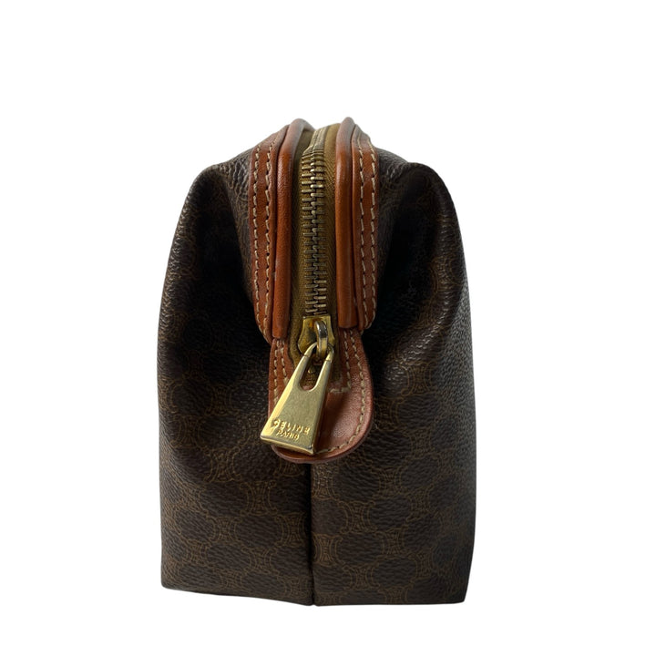 美品 セリーヌ CELINE レディース マカダム柄 ポーチ