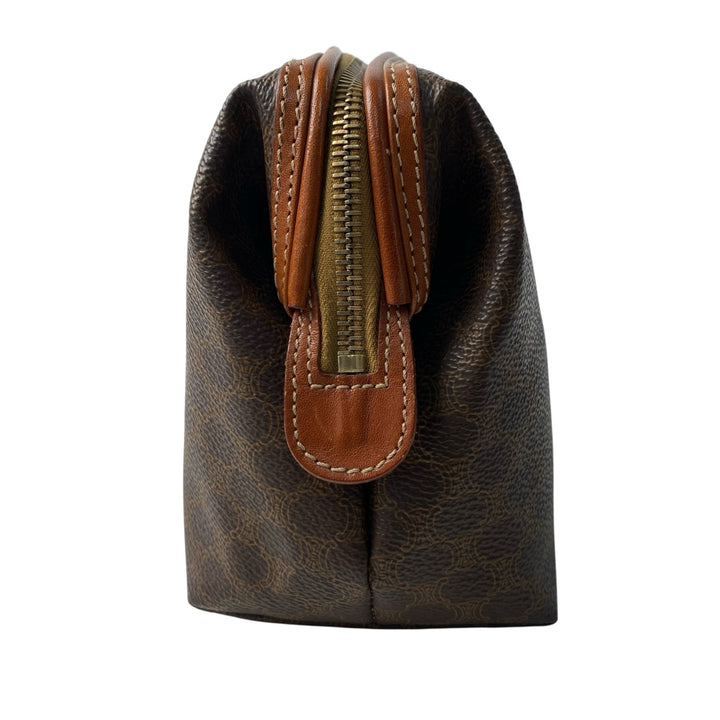 美品 セリーヌ CELINE レディース マカダム柄 ポーチ