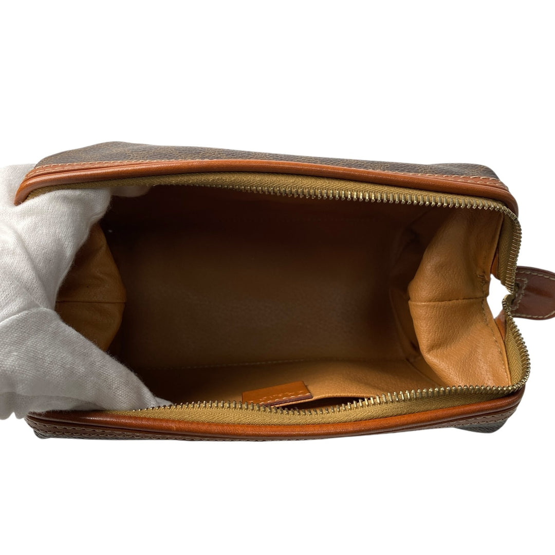 美品 セリーヌ CELINE レディース マカダム柄 ポーチ