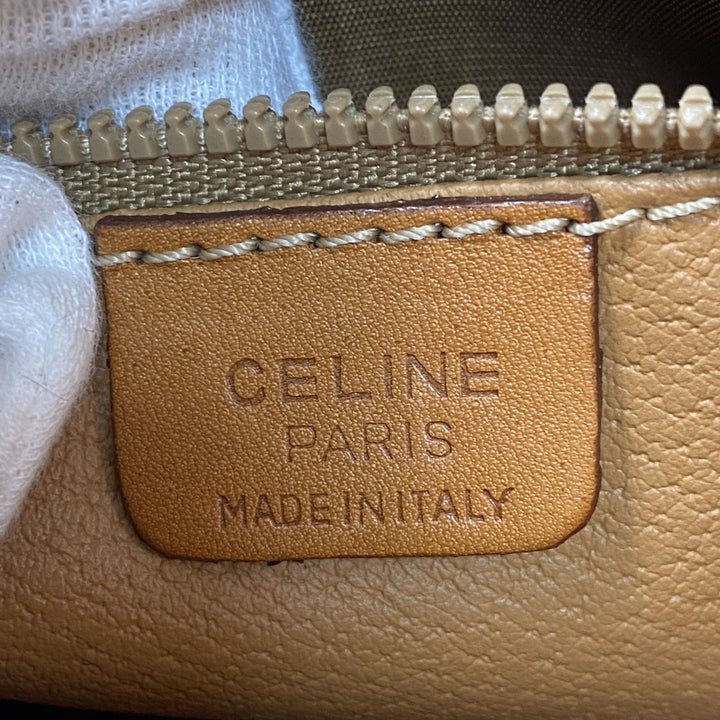 美品 セリーヌ CELINE メンズ マカダム クラッチバッグ セカンドバッグ