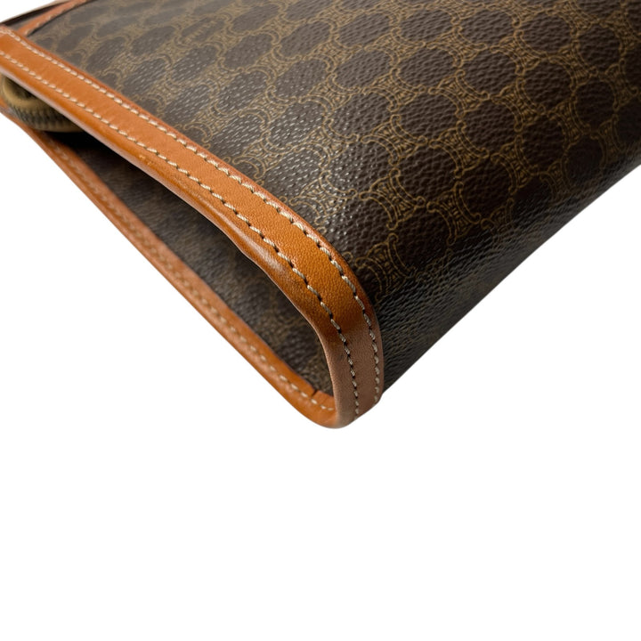 美品 セリーヌ CELINE メンズ マカダム クラッチバッグ セカンドバッグ