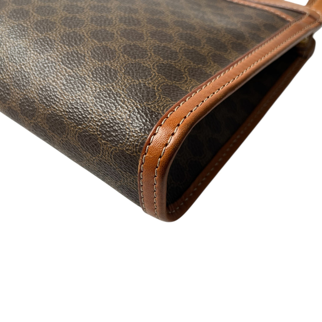 美品 セリーヌ CELINE メンズ マカダム クラッチバッグ セカンドバッグ