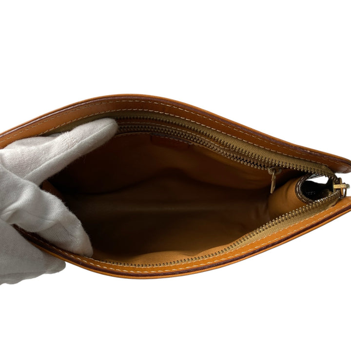 美品 セリーヌ CELINE メンズ マカダム クラッチバッグ セカンドバッグ