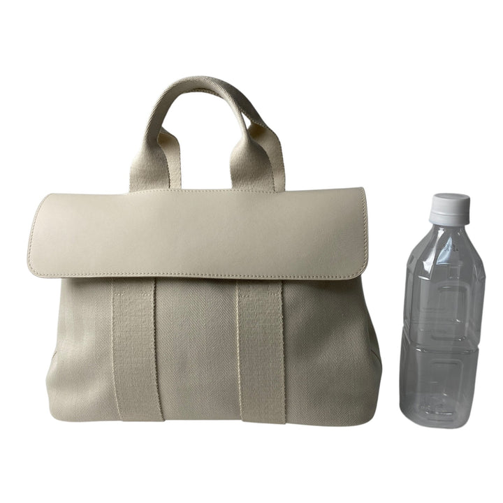 新品同様 エルメス HERMES レディース ヴァルパライソ MM キャンバス ポーチ付き トートバッグ